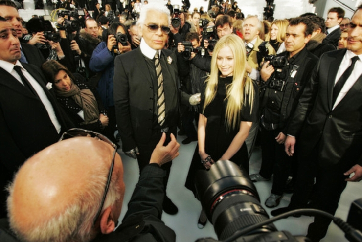 Karl Lagerfeld Avril Lavigne