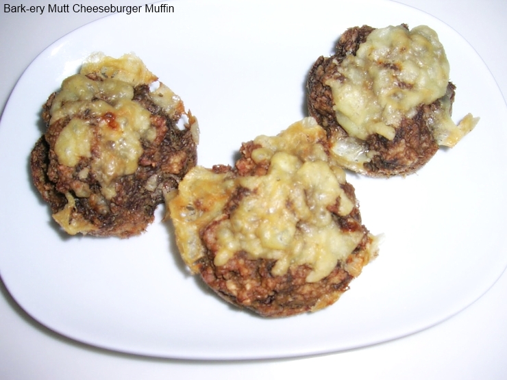 Bark ery Mutt Cheeseburger Muffins