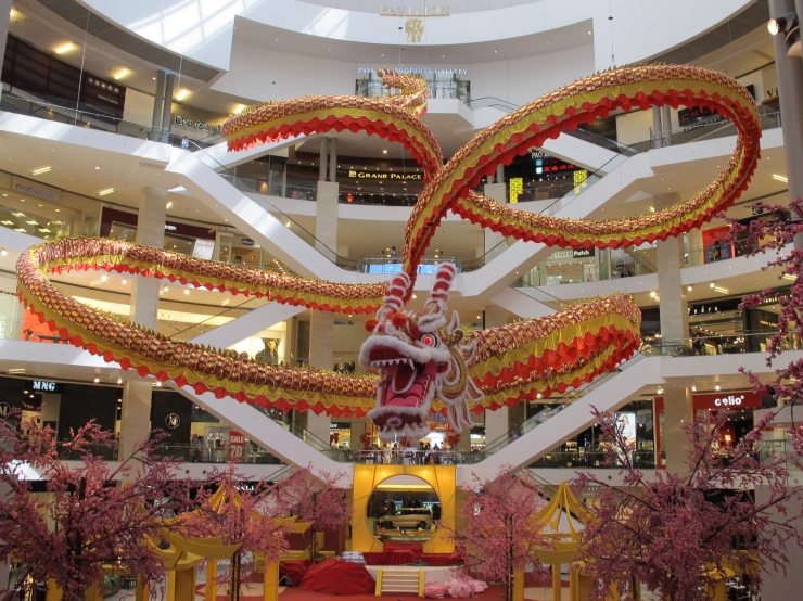 Be welcomed by a 600 ft long dragon at Pavilion KLs Majestic Dragon Festival this Chinese New Year