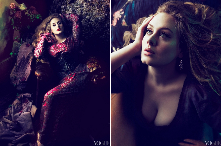 Adele in numarul din martie al revistei Vogue US 3