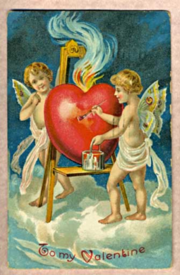 Antique Valentine 1909 01
