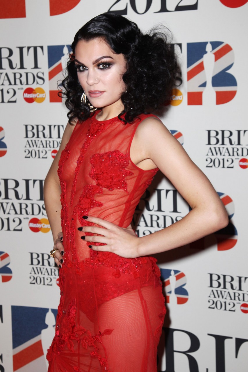 Jessie J at The BRIT Awards at the O2 Arena in London 14