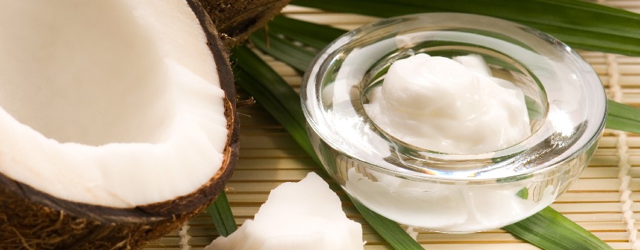 coconut with oil