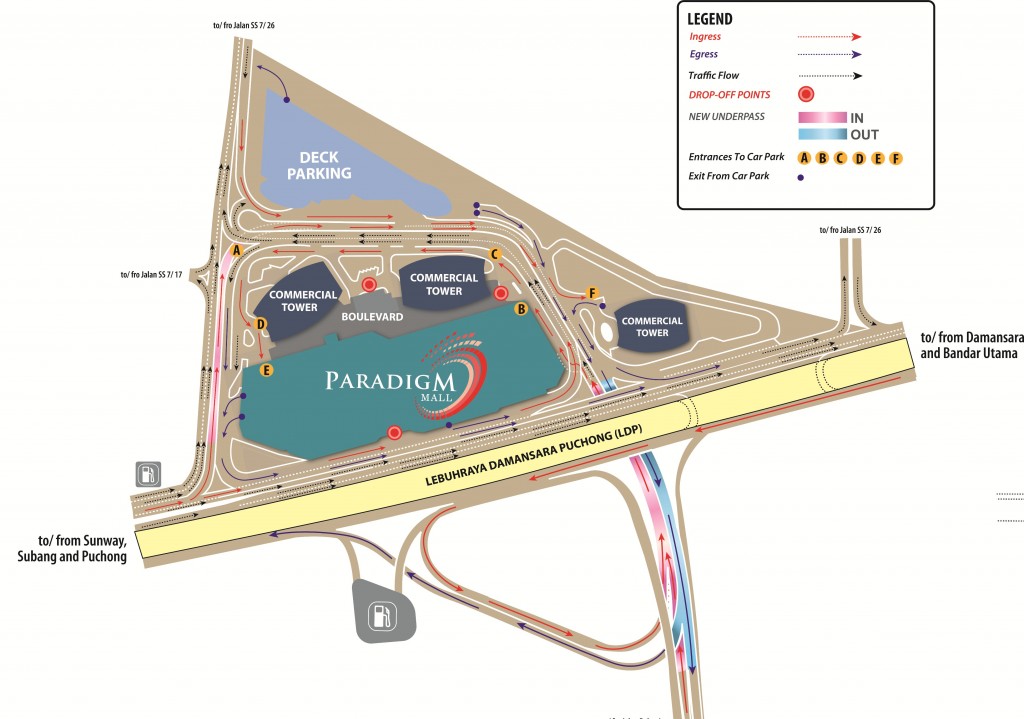 Road Map To Car Park