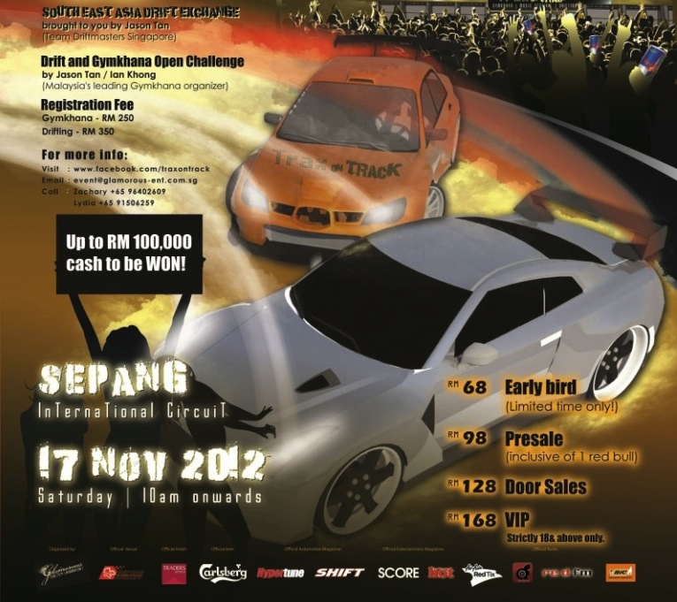 Trax on Track 2012 Poster