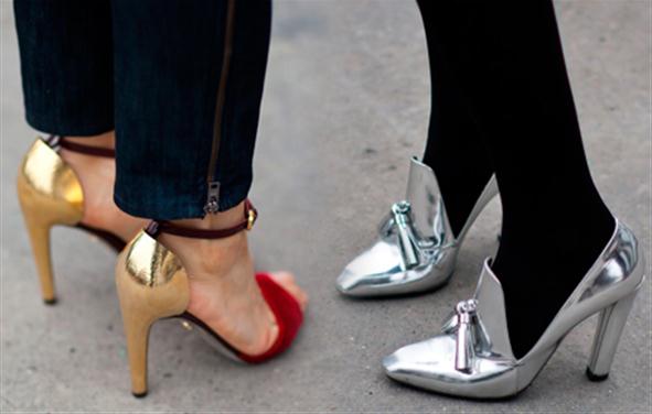 stockholm street style shopping list metallic shoes h1