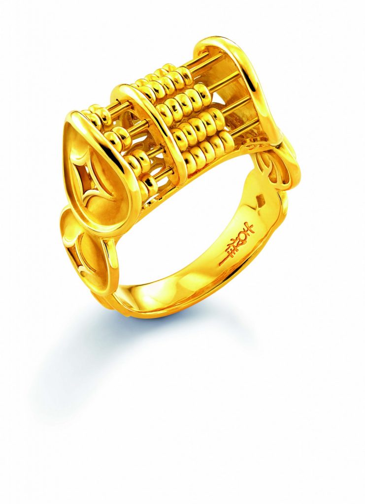 Golden Abacus ring
