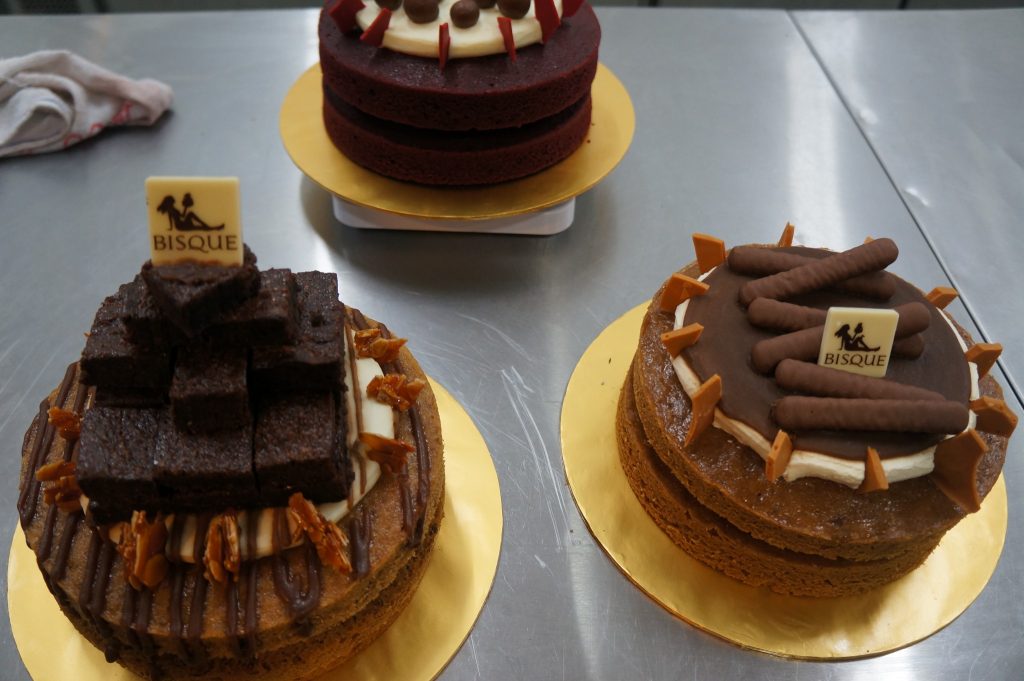 L-R: Blonde Banana with Valrhona Chocolate, Royal Red Velvet and Butterscotch Bliss