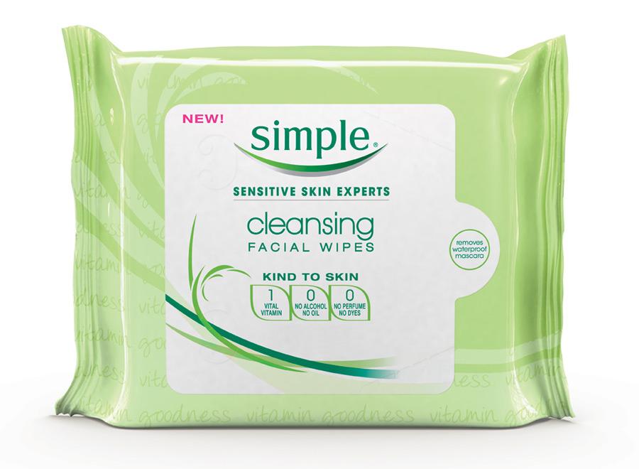 WE LOVE: Simple Cleansing Facial WIpes