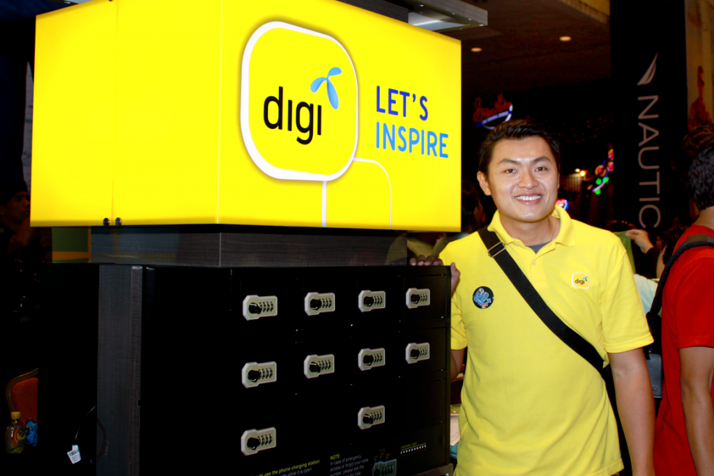 Digi’s solar-powered device charging station