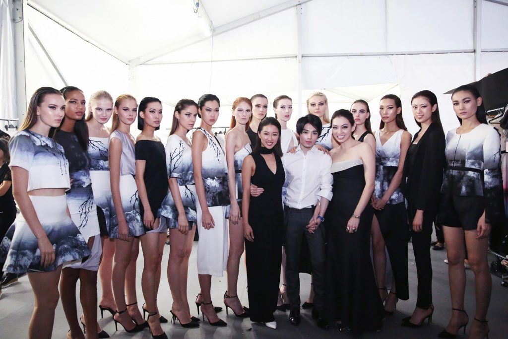 Tex Saverio, Viola Tan, Rachel Lim and Models