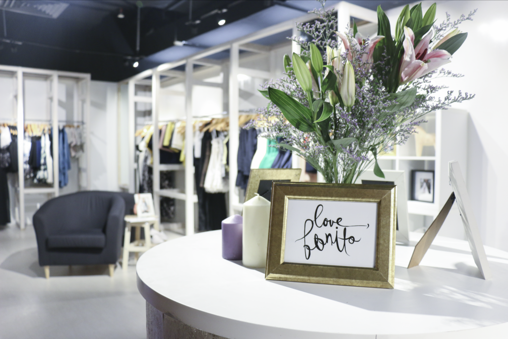 Love, Bonito's debut flagship store interior