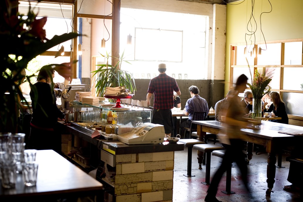 People dining St Ali Cafe, South Melbourne
