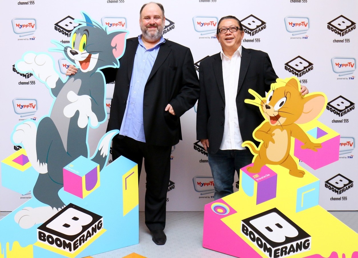 Photo: (From L-R) Mark Eyers, Chief Content Officer for Kids Networks, Turner International Asia Pacific and Jeremy Kung, Executive Vice President, New Media