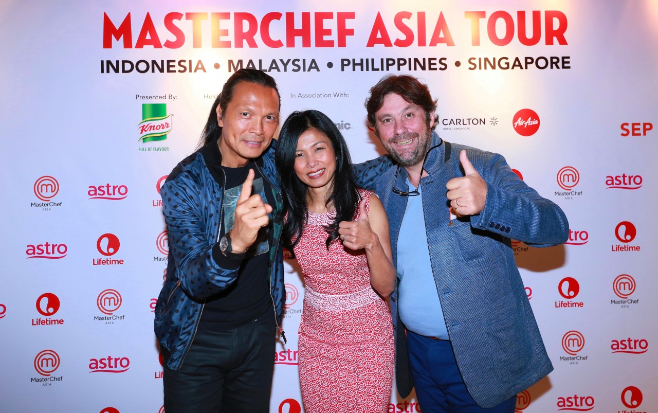 MasterChef Asia_Judges Susur Lee, Audra Morrice & Bruno Ménard at the Malaysian press launch recently (1)