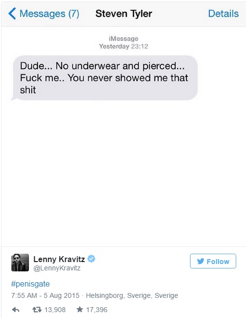 Photo: Lenny Kravitz via Twitter