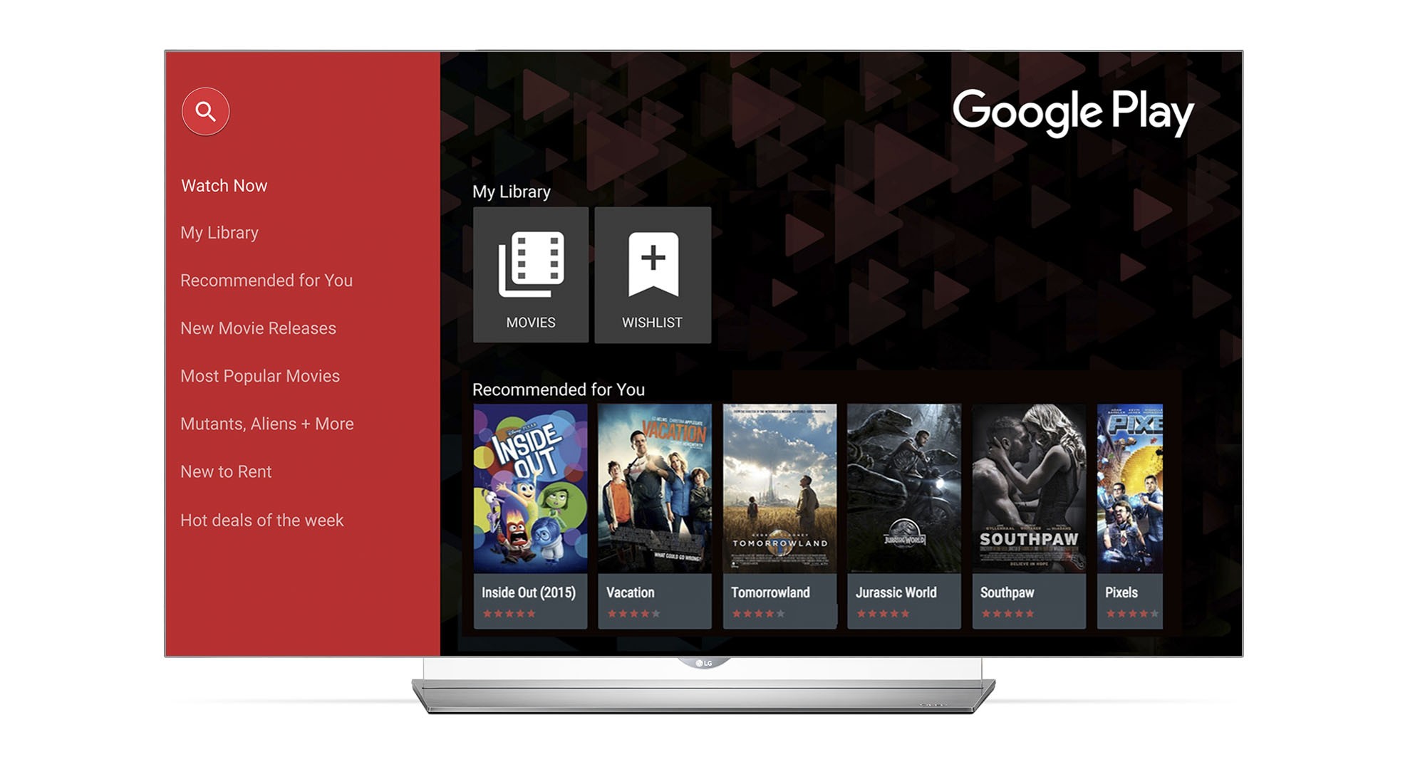 Google-Play-Movies-and-TV on LG TV