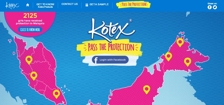 Kotex Pass The Protection Microsite (1)
