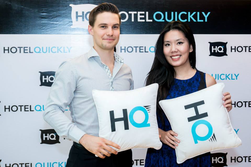 Tomas Laboutka CEO & CoFounder with Tan Wen Dee Marketing Manager