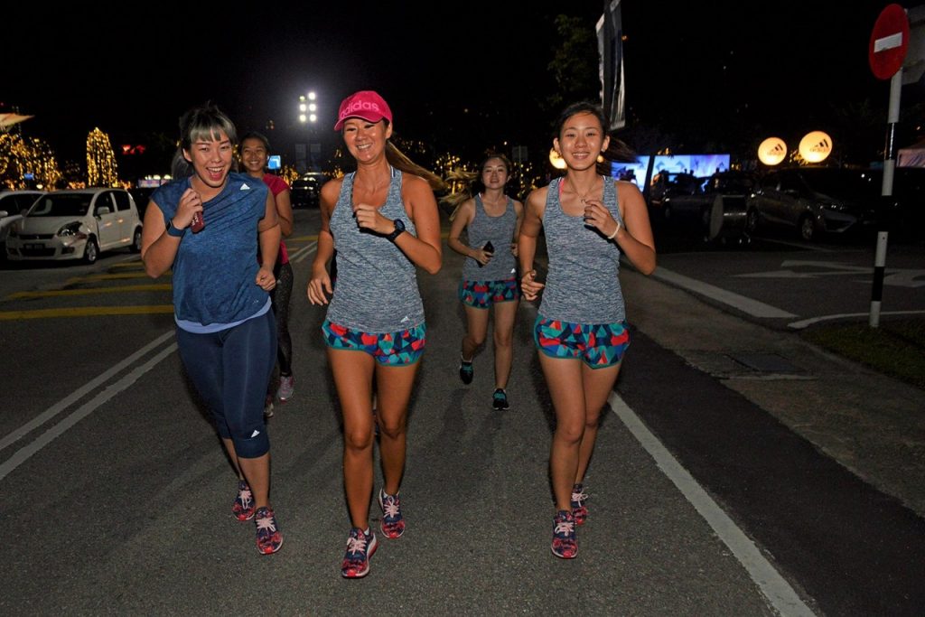 7. Female runners in PureBOOST X charging through Desa Park City