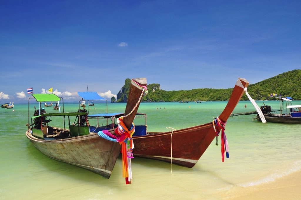 (Beautiful boat in beach, Phuket, Thailand) 181298600 (2)