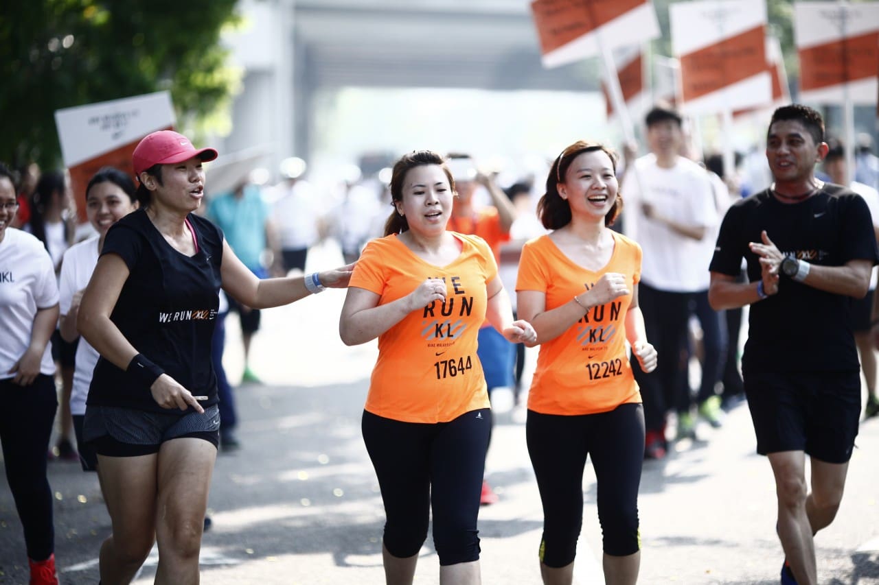 7. The Nike WE RUN KL crew kept the runners motivated till the very end