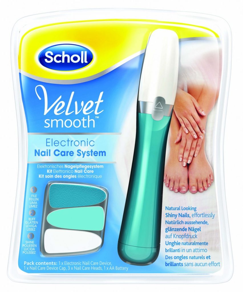 Scholl Velvet Smooth Electronic Nail Care System_Pack Shot