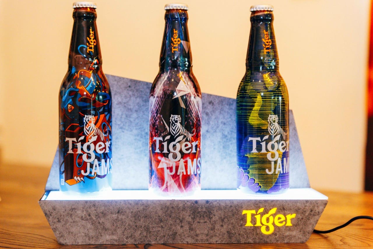 Tiger Jams limited edition bottles.