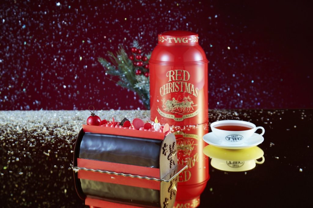 TWG Tea Red Christmas Tea Log Cakes