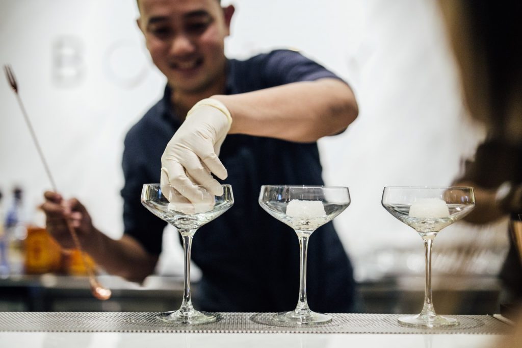 Photo: Shane Sta Maria preparing the Sago Melaka 2.0