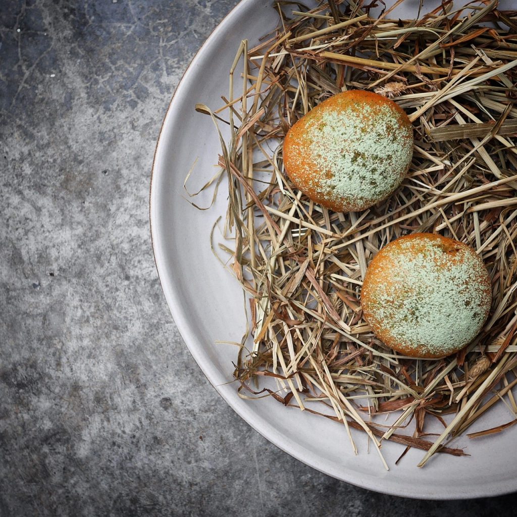 Celebrate! Launch Menu Cola braised lamb and foie gras doughnut with fermented mushrom powder_1