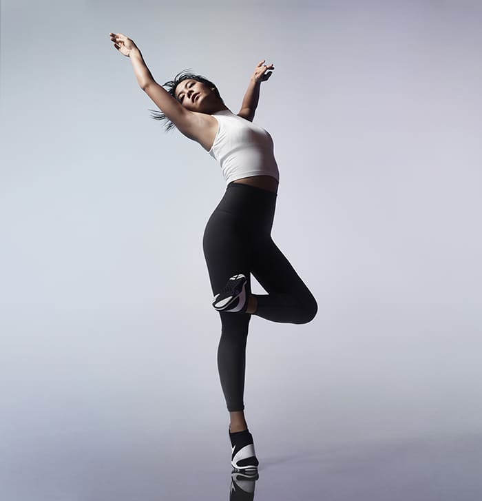 Koharu Sugawara professional dancer choreographer in Nike Zonal Strength Training Tights low res