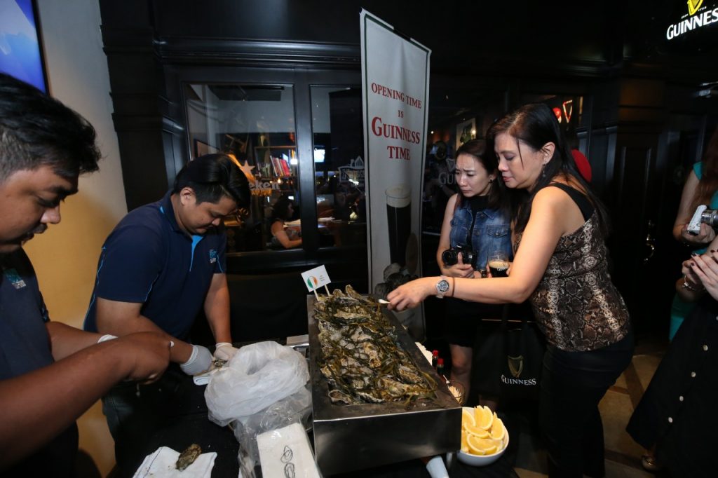 St. Pats Media Preview Night Oyster Shucking