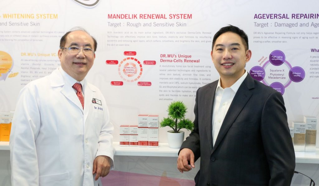 The Dynamic Duo Dr.Wu and his son Chairman and CEO of DR.WU Eric Wu copy