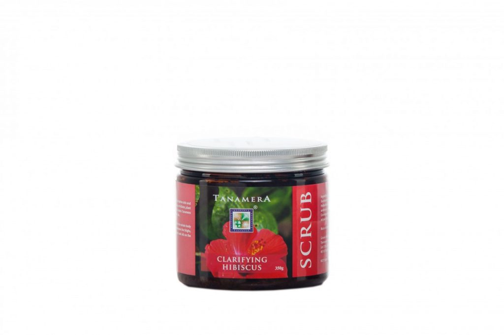 Clarifying Hibiscus scrub