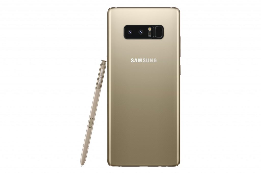 GalaxyNote8 Back Pen Gold
