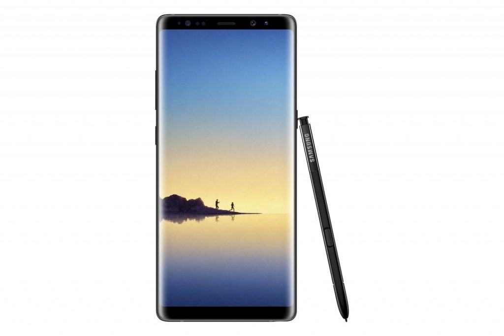 GalaxyNote8 Front Pen Black