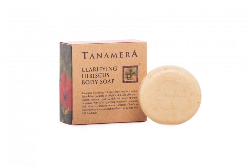 Hibiscus soap