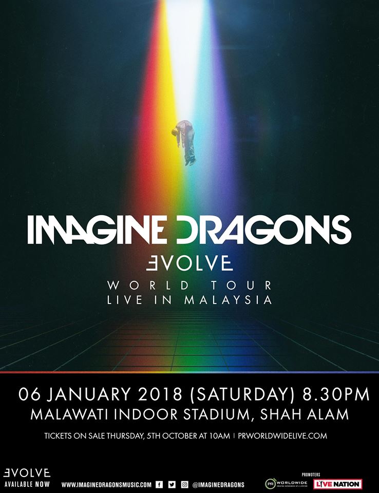 Imagine Dragons Live In Malaysia: Get Your Tickets On 