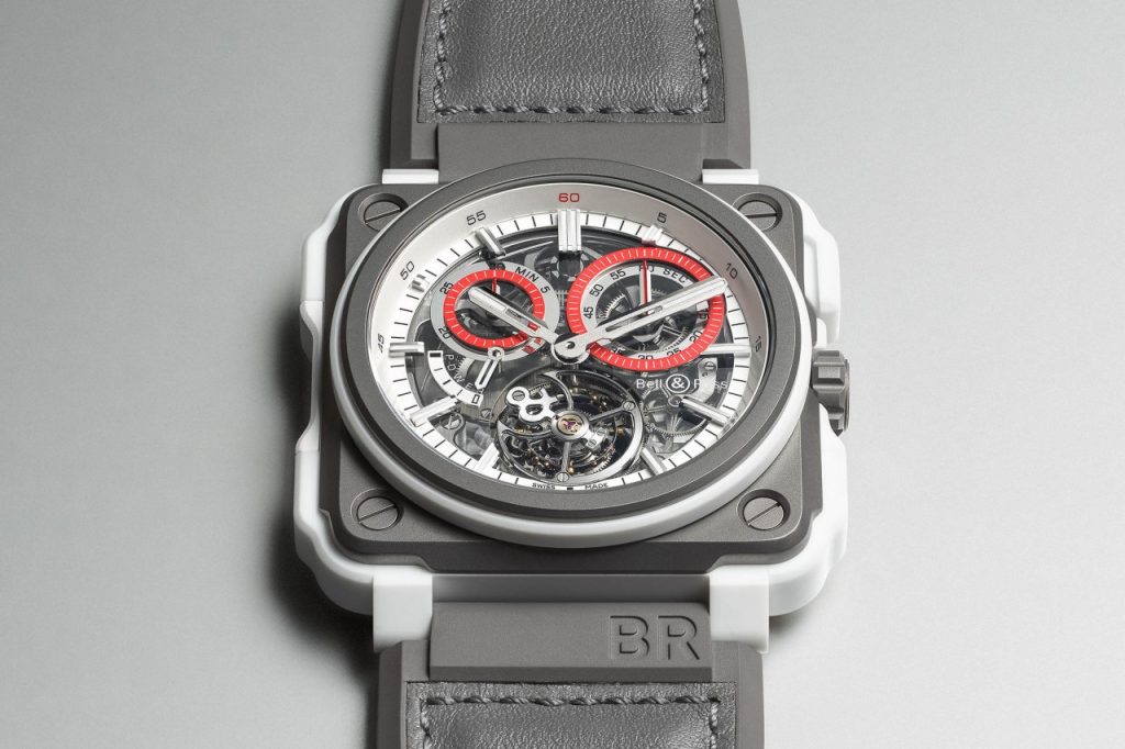 Bell and Ross BR X1 White Hawk Chronograph Tourbillon Hand wound Monopusher 1