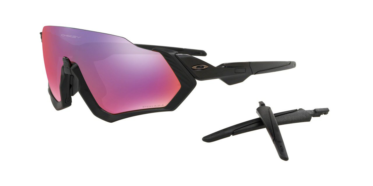 OAKLEY Flight Jacket 0OO9401 940101 Polished Black with Prizm Road