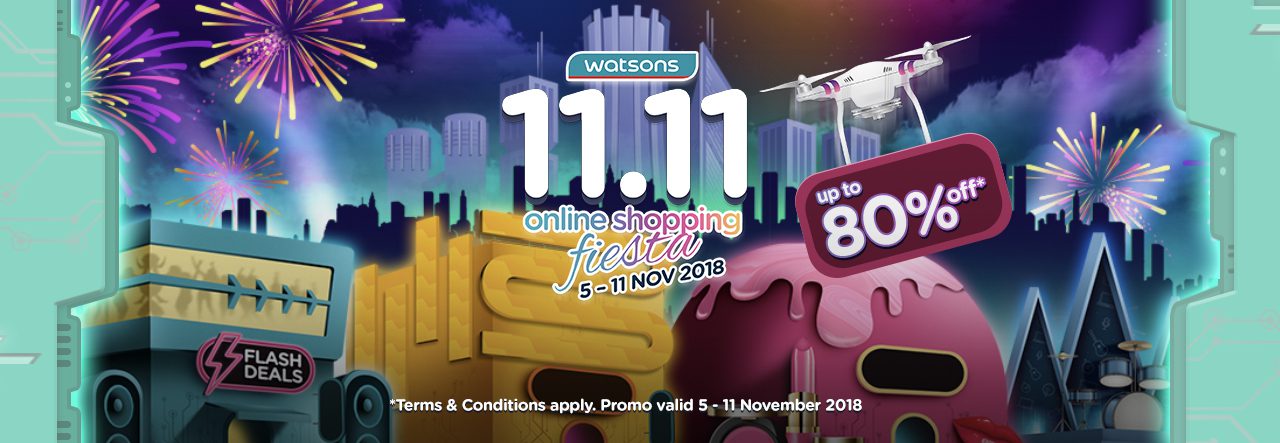 Visual Watsons 11.11 Online Shopping Fiesta